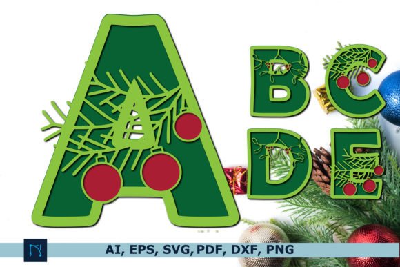 3D Christmas Leaf Alphabet SVG Bundle: A Creative Solution for Modern Crafters and Businesses
