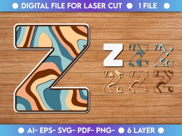 ABCD Alphabet PaperCut 3D SVG: A Practical Tool for Creative and Professional Use