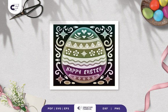 Decorative Easter Egg 3D Shadow Box: A Creative Addition to Your Crafting Workflow