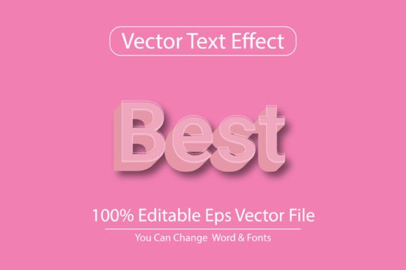 Editable Text Effect Vector Design