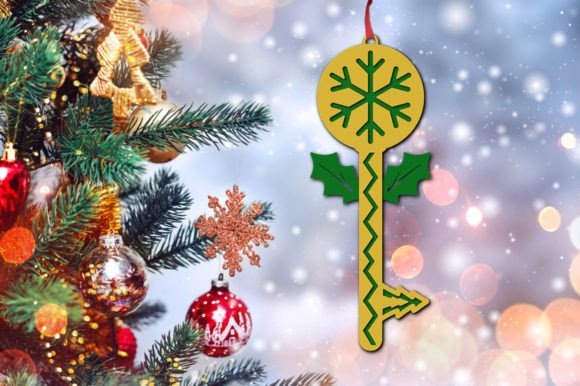 Santa Magic Key 3D SVG Laser Cut File