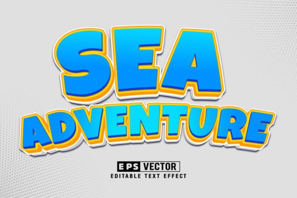 Sea Adventure 3D Editable Text Effect: A Versatile Tool for Modern Designers