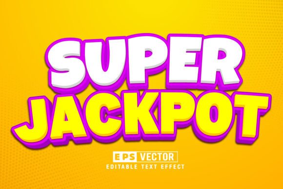 Super Jackpot 3d Editable Text Effect