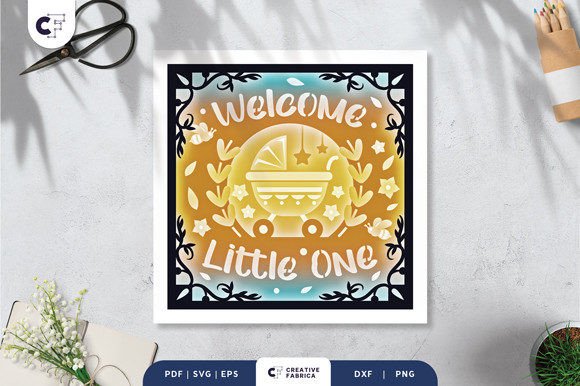 Welcome Little One 3D Shadow Box: A Creative and Practical Addition to Your Crafting Toolkit